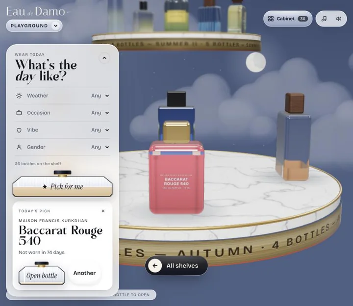 “Pick for me” brings back a bottle you forgot you had.